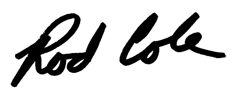 Coach Cole's signature