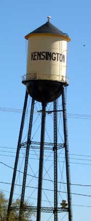 water tower in Coach Cole's hometown in Kansas